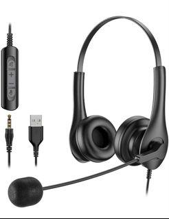 Brand new USB Headset with Noise Cancelling Microphone Brand new USB Headset with Noise Cancelling Microphone