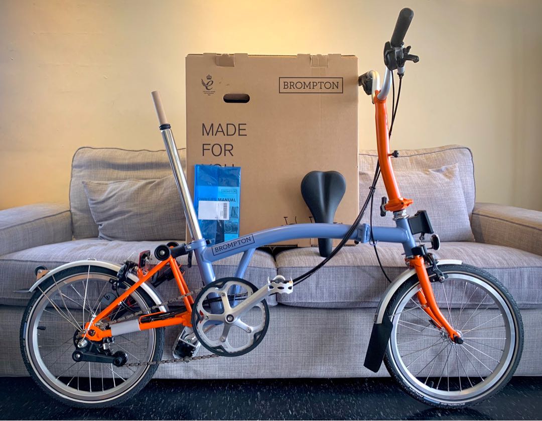 Brompton m6l orange deals
