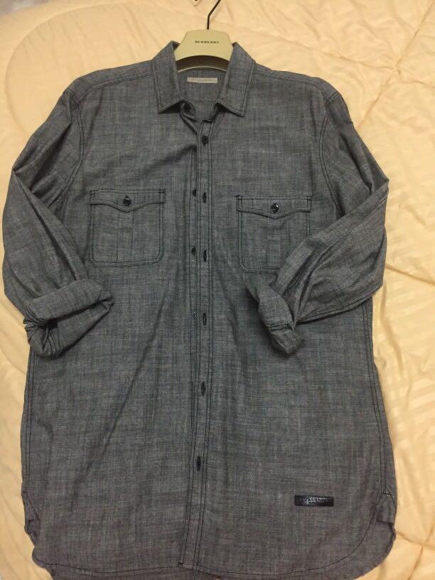 Burberry brit men's on sale long sleeve shirt