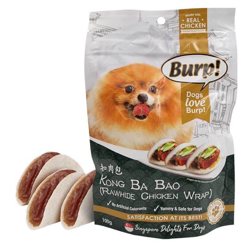 Burp dog treats outlet