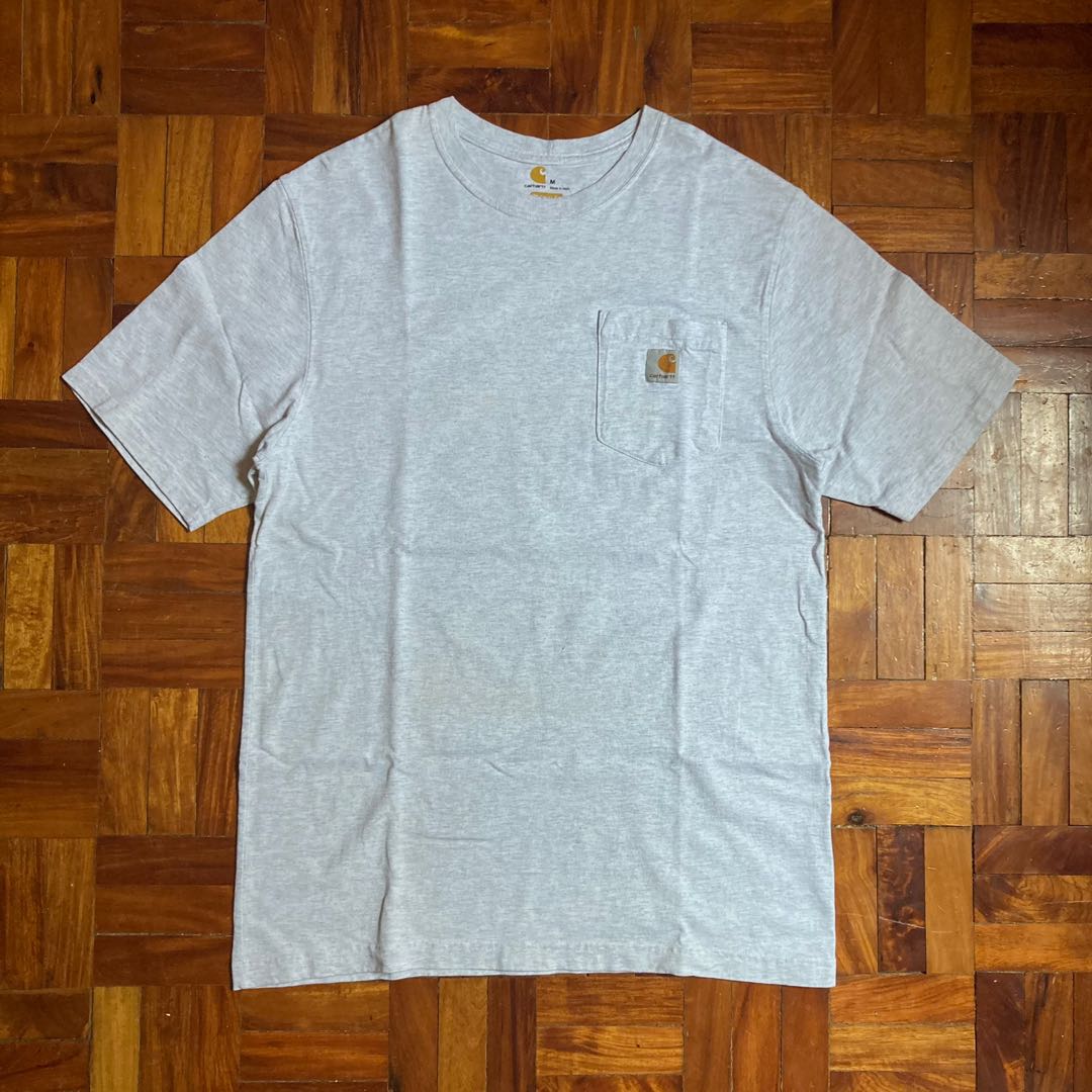 Carhartt K87 Workwear Ash Gray Pocket 