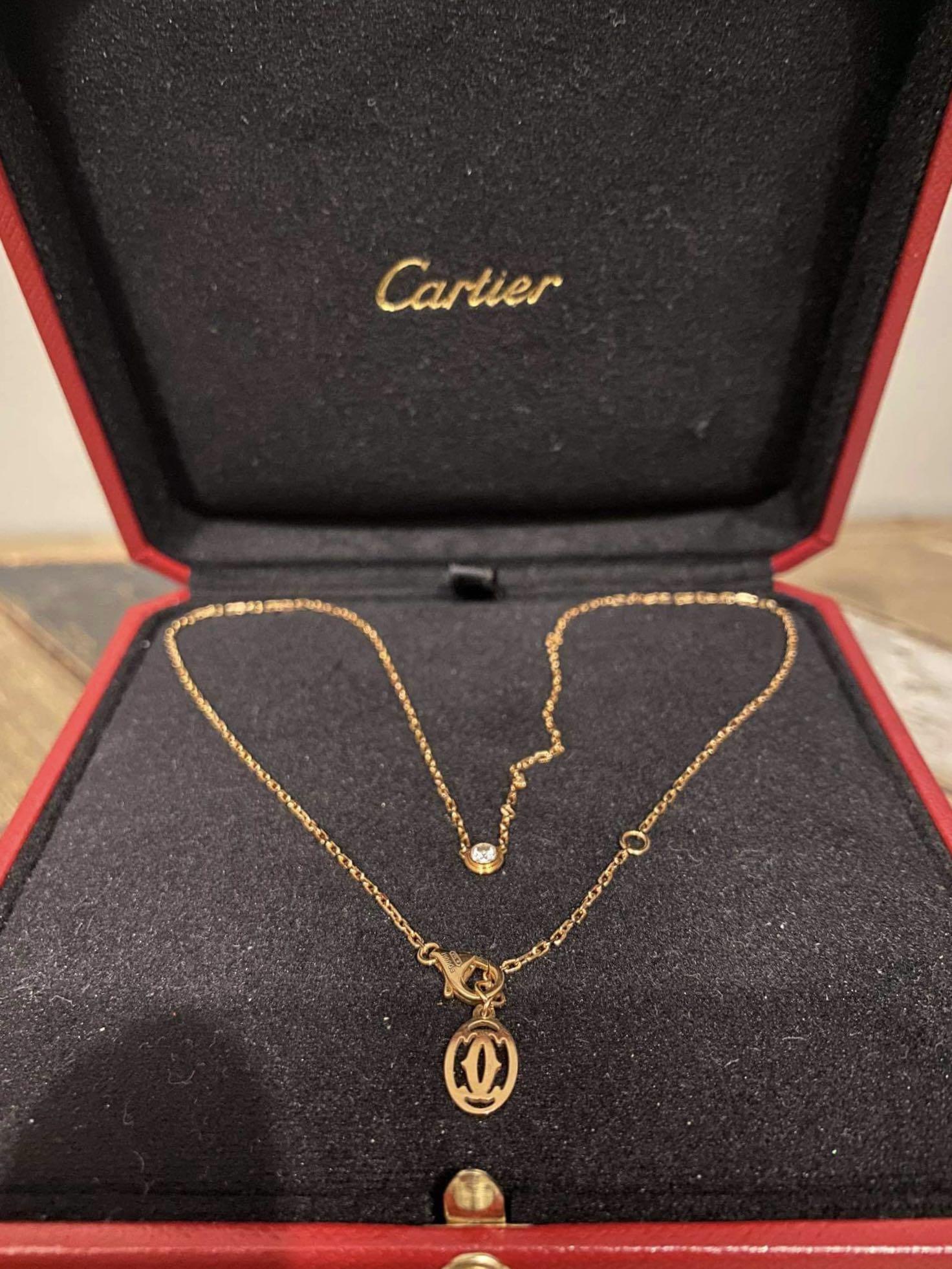Cartier Damenuhr SM diamond Necklace 750(PG) 2.9g B7215700｜yz059024｜ALLU  UK｜The Home of Pre-Loved Luxury Fashion
