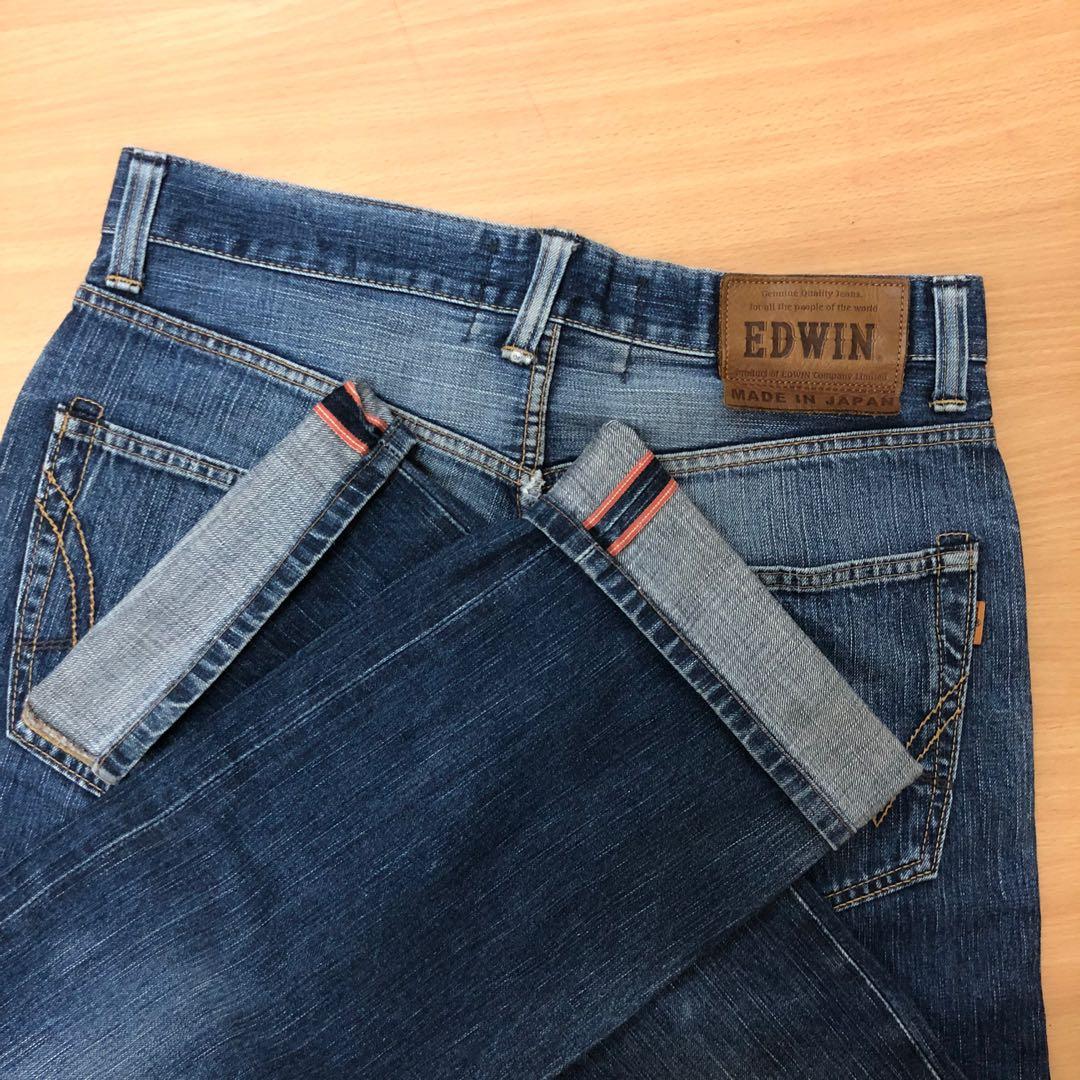 celana jeans EDWIN 505 VINTAGE size 34 Fesyen Pria Pakaian