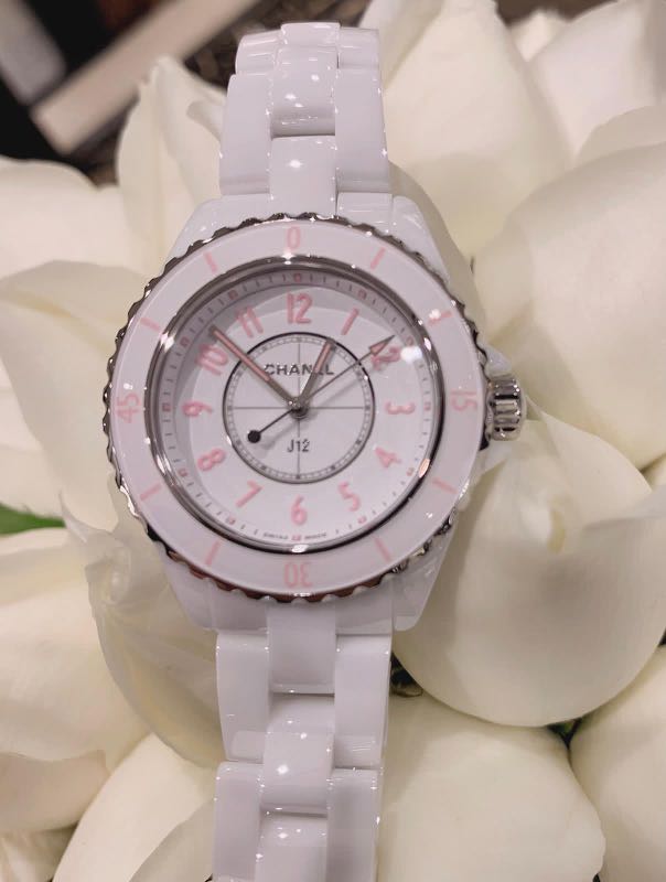Chanel j12 outlet pink