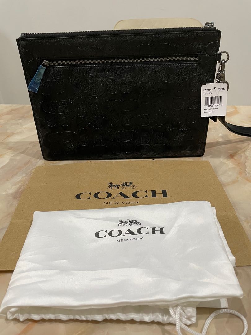 coach black mini bag