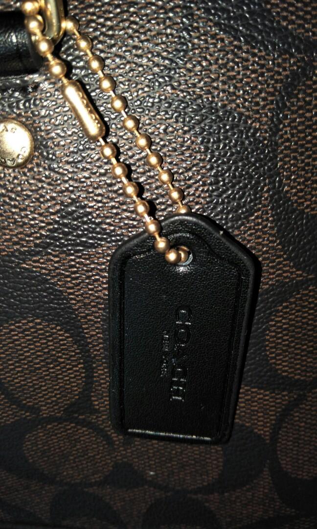 Coach mini sierra Authentic, Fesyen Wanita, Tas & Dompet di Carousell