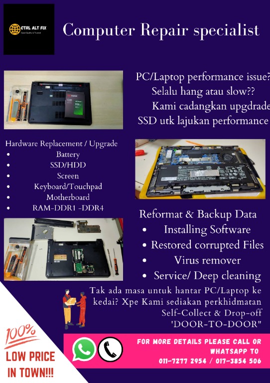 Repair Laptop Putrajaya Cyberjaya Laptop Macbook Repair Specialist