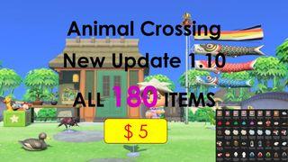[DELIVERY] New April - August Update V 1.10 Package $5 (180 Items) (EVERYTHING in V1.10 Update) (Animal Crossing New Update)