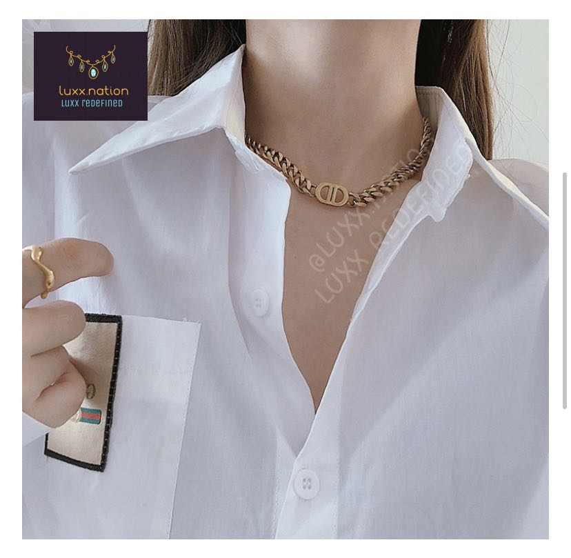 ?CD DANSEUSE ETOILE CHUNKY NECKLACE u0026 BRACELET - SOLD SEPARATELY , Luxury,  Accessories on Carousell