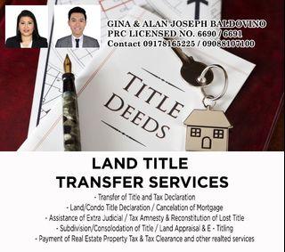 Documentation and Transfer of Title