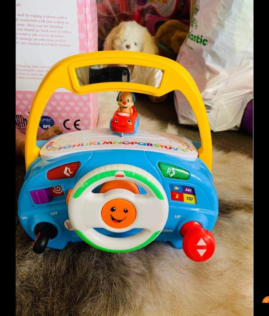 Fisher Price Steering Wheel Smart Stages of the Dog, Hobbies & Toys