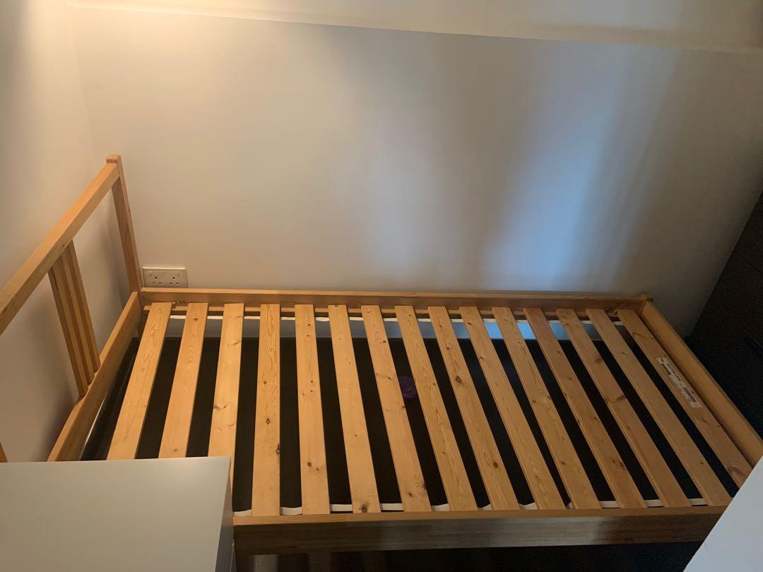 FREE IKEA sultan Lade single bed frame, Furniture & Home Living