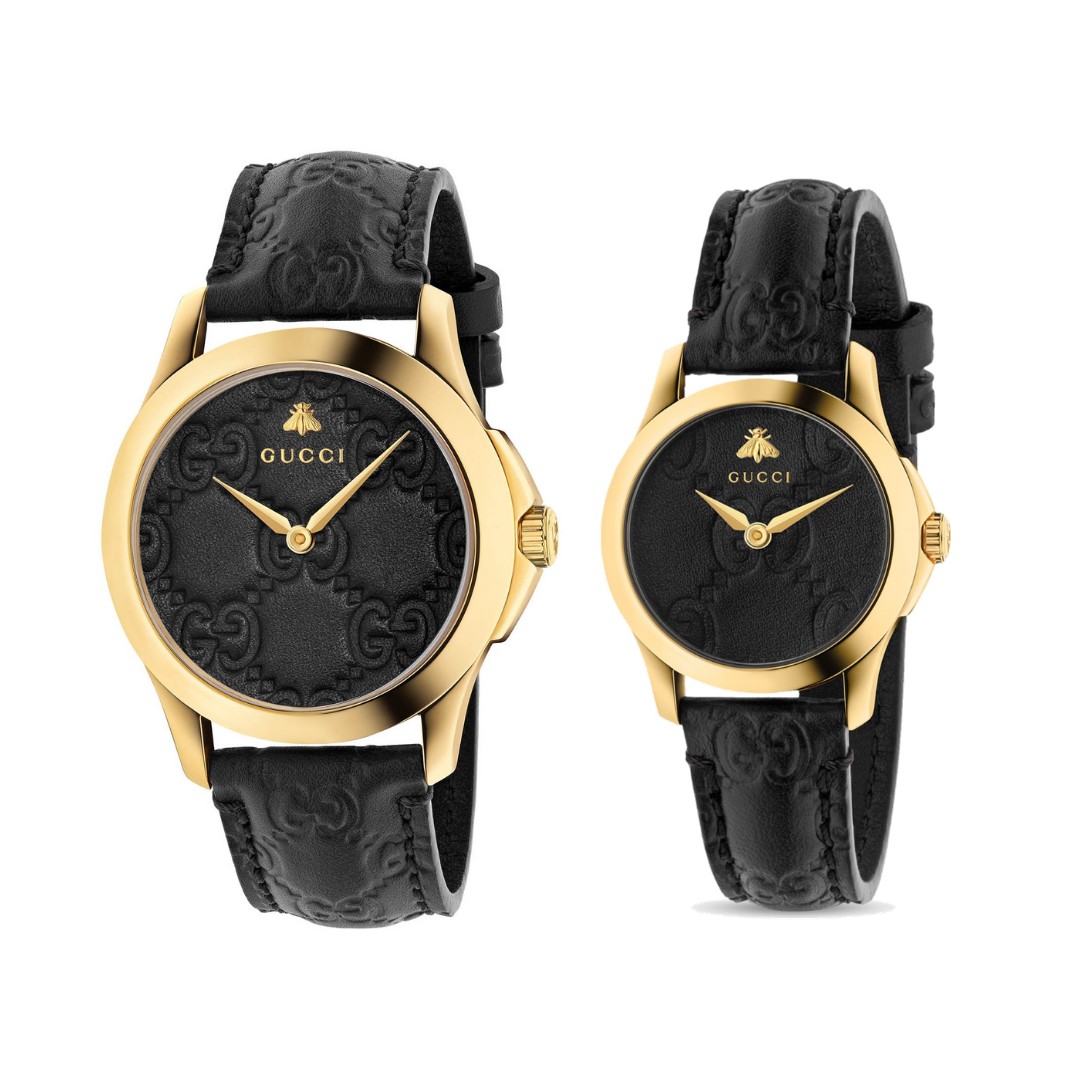 GUCCI G TIMELESS LEATHER STRAP MENS 38MM LADIES 27MM COUPLE WATCHES BRAND NEW IN BOX Women s Fashion Watches Accessories Watches on Carousell