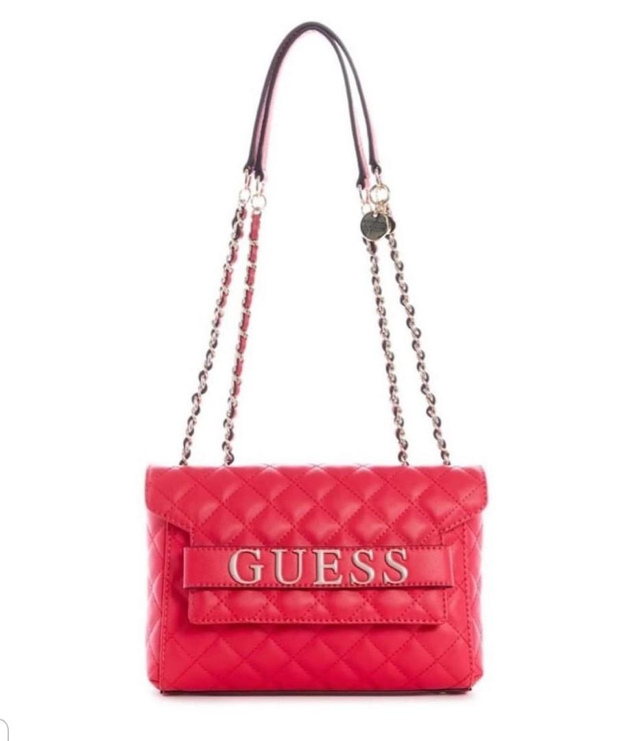 Guess Quilted Logo Shoulder Bag Original