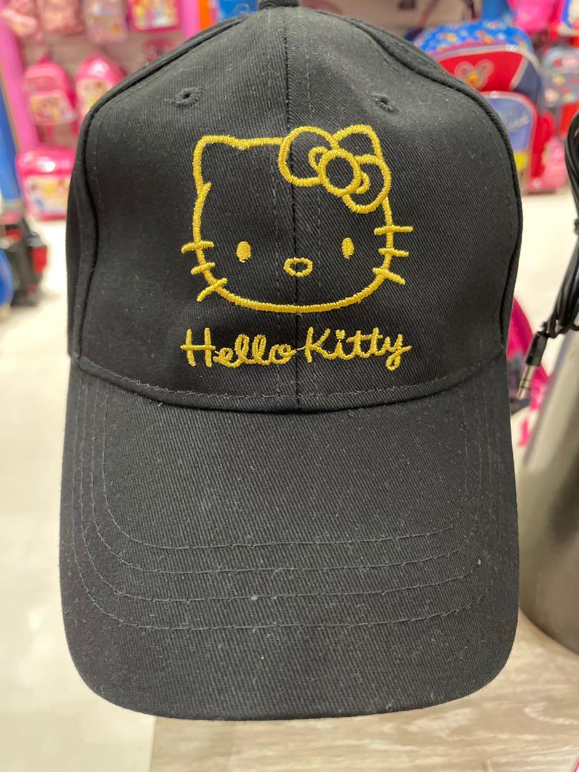Hello Kitty Black and Gold Cap, Men's 