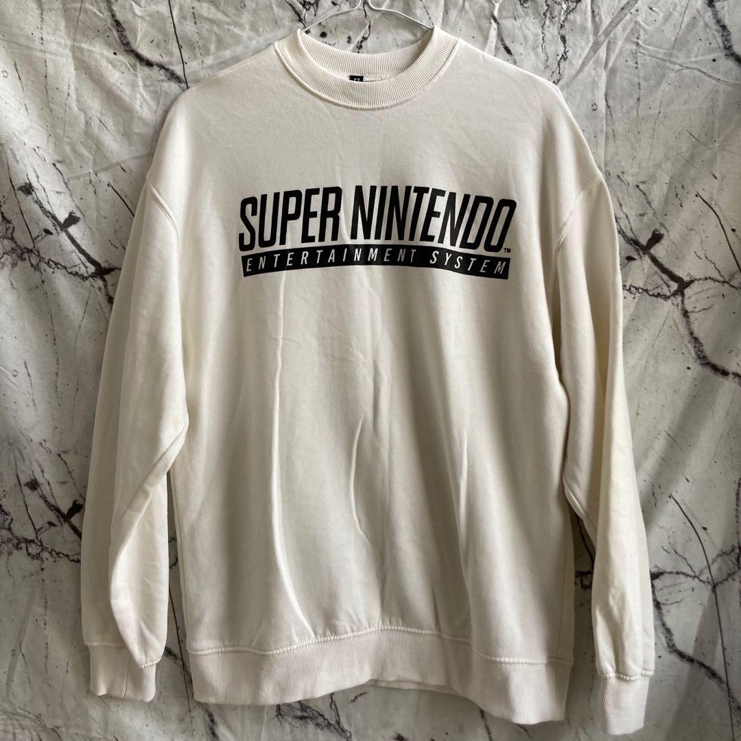 H M SUPER NINTENDO WHITE EDITION SWEATSHIRT UNISEX Men s Fashion