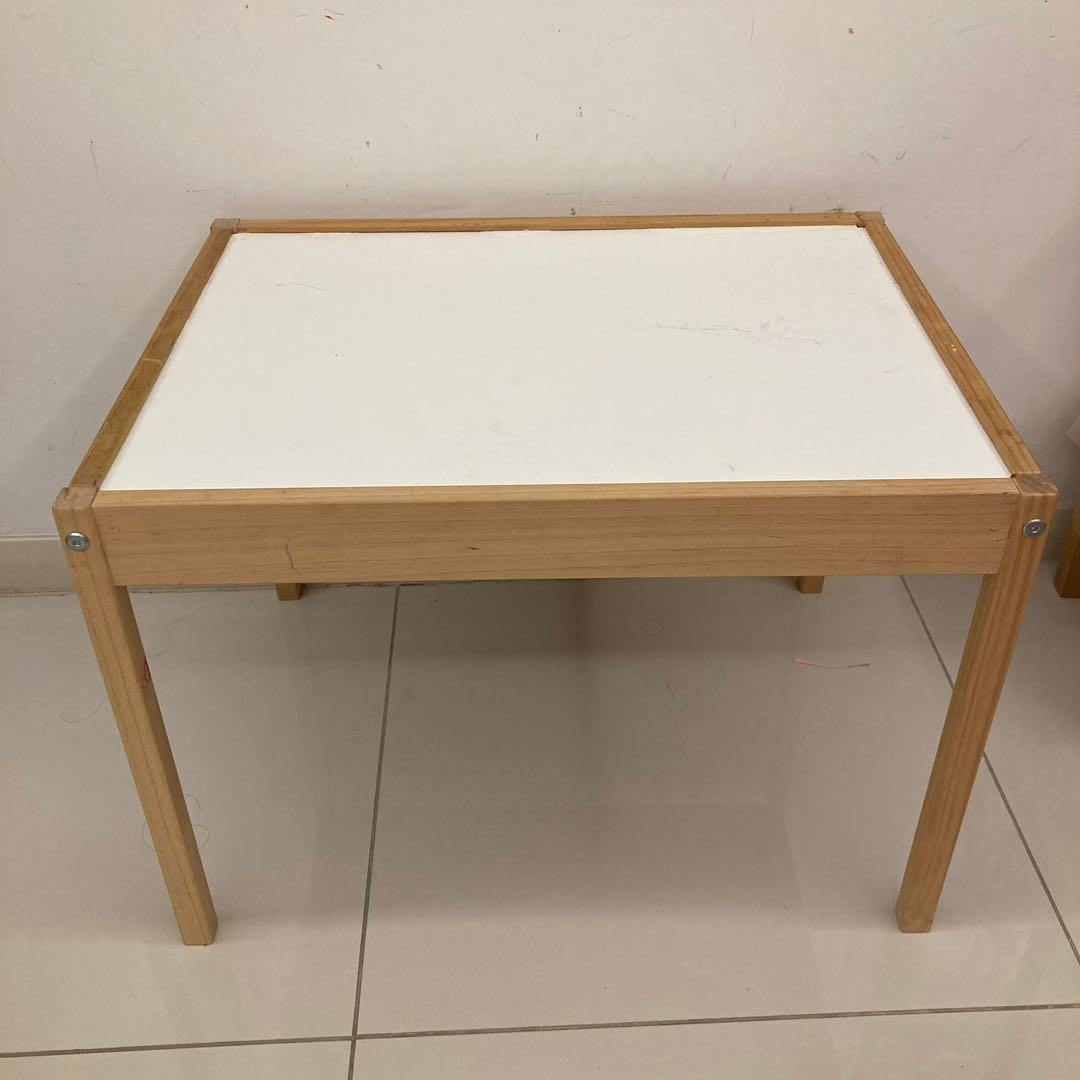 IKEA latt kids table and chairs, Babies & Kids, Baby Nursery & Kids