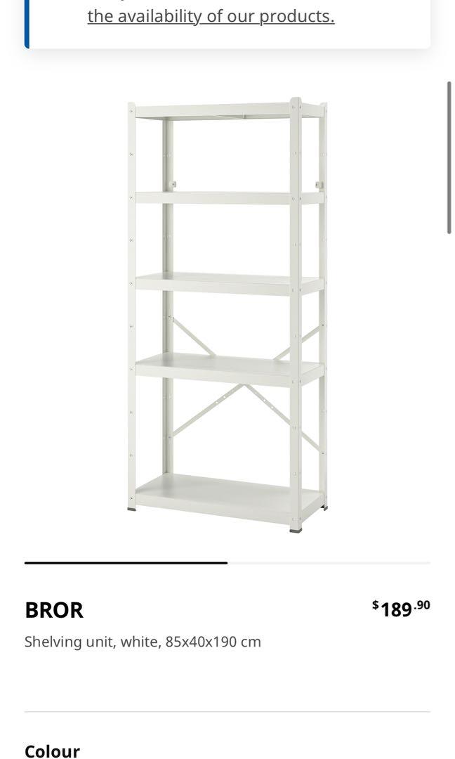 IKEA Shelves 3 Sets in White, Furniture & Home Living, Furniture, Shelves, & Racks on