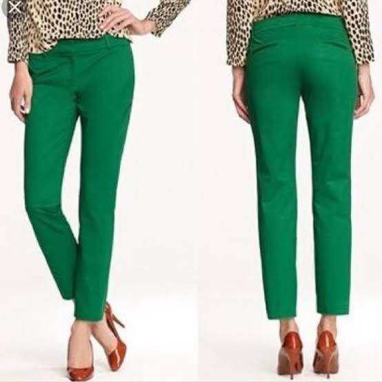 Kelly green capri pants cheap