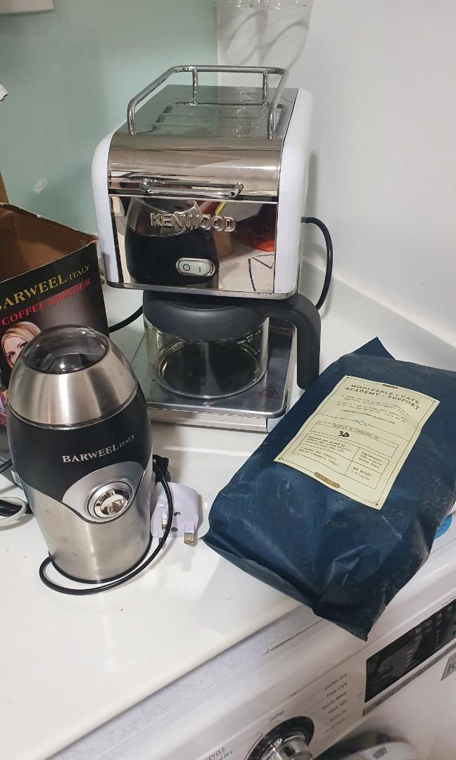 Kenwood Kmix Coffee Maker + grinder + filter + coffee bean (for highest