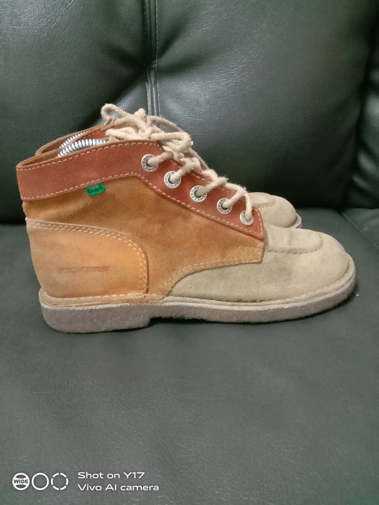 KICKERS LEATHER boots original Men s Fashion Footwear Boots on