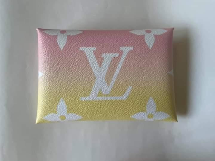 Kirigami Pochette (Category: Luxury Bags & Wallets) located in Manila. Submitted by bagislifeshop (Listing ID 1084309887, Image 3). Description: Limited Summer 2021 Collection Giant monogram canvas Pink color gradations with Yellow flash detailed Gold tone hardware Largest size, holds a tablet Can use as clutch bag Dimensions-9”x6.5” Comes w/ receipt, tag Dustbag and box.