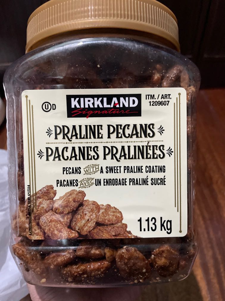 Kirkland Praline Pecans, Food & Drinks, Packaged & Instant Food on