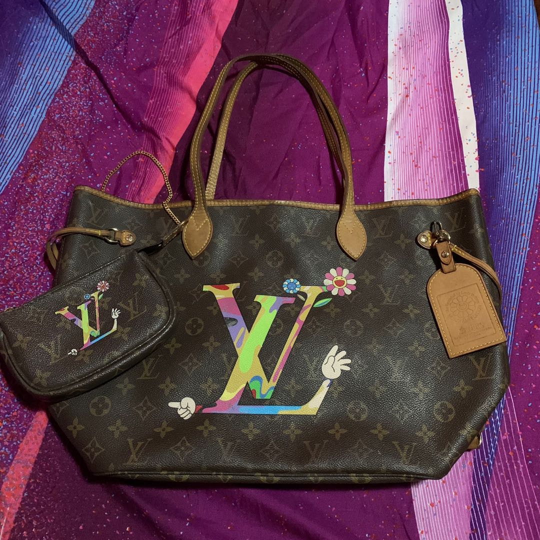Louis Vuitton Murakami Neverfull Luxury Bags Wallets on