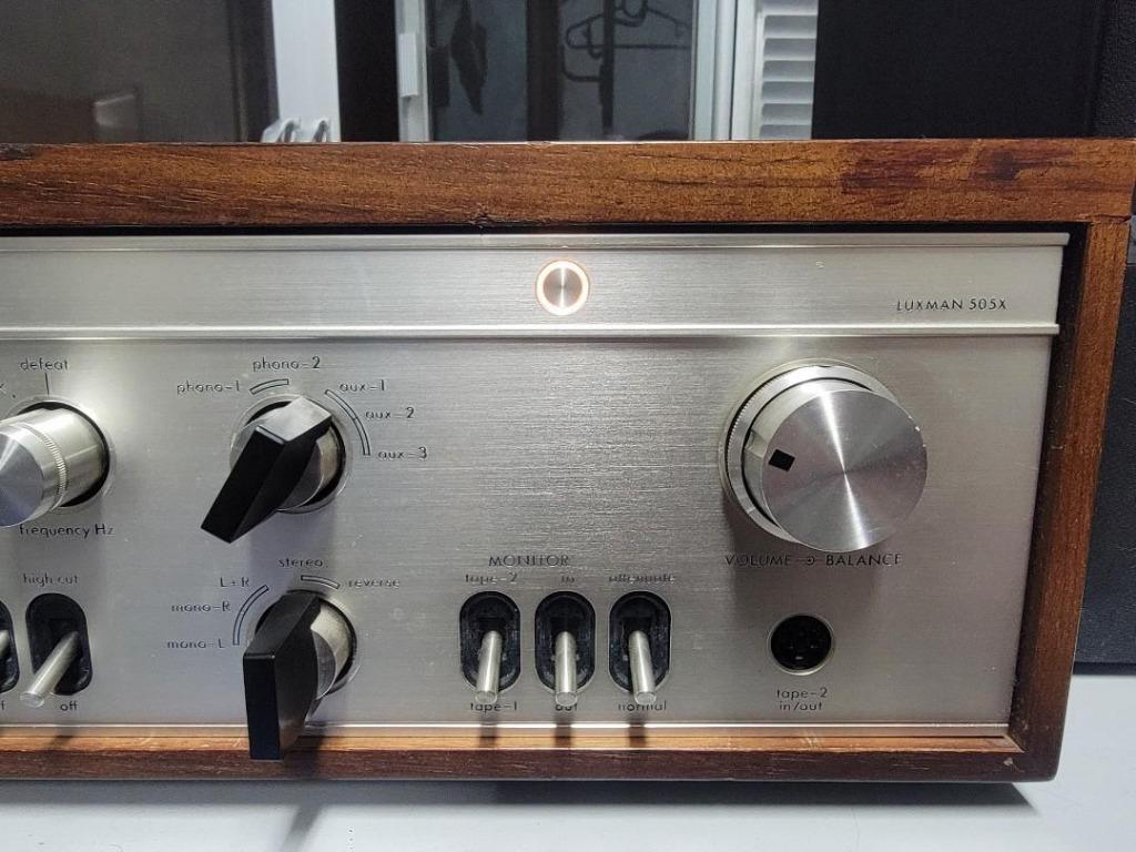 Luxman SQ505X vintage amplifier, 音響器材, 可攜式音響設備- Carousell