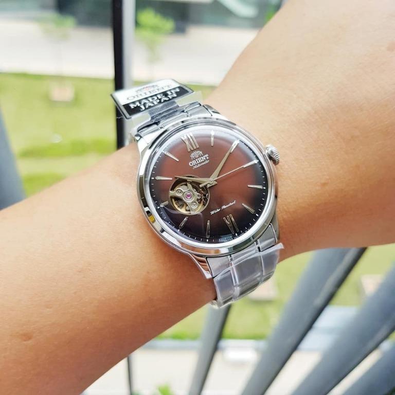 MADE IN JAPAN Orient RA AG0027Y00C Helios Open Heart Stainless