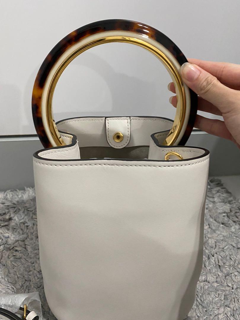 Marni pannier clearance leather bucket bag
