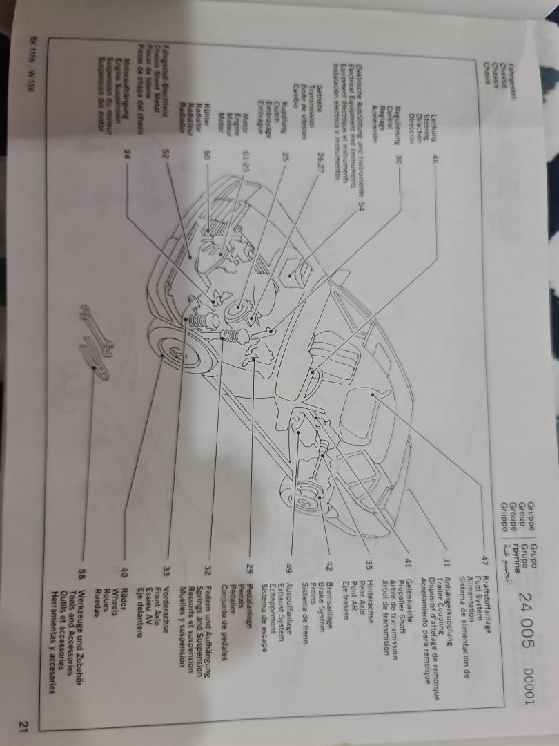 Mercedes W124 Parts Catalogue, Car Accessories, Car