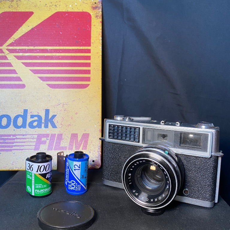 Minolta AL2 Rangefinder Film Camera, Photography, Cameras on Carousell