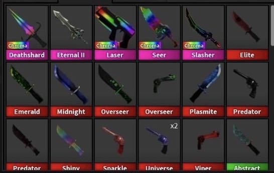 Abstract Knife, Trade Roblox Murder Mystery 2 (MM2) Items
