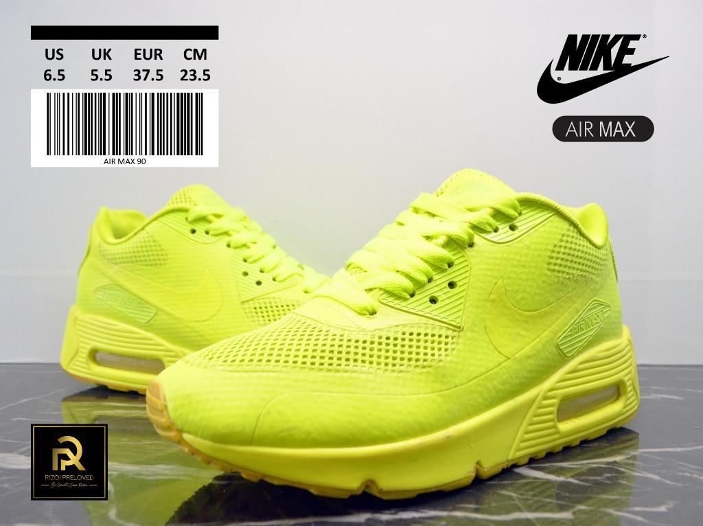 Air max 90 hyperfuse volt neon yellow deals