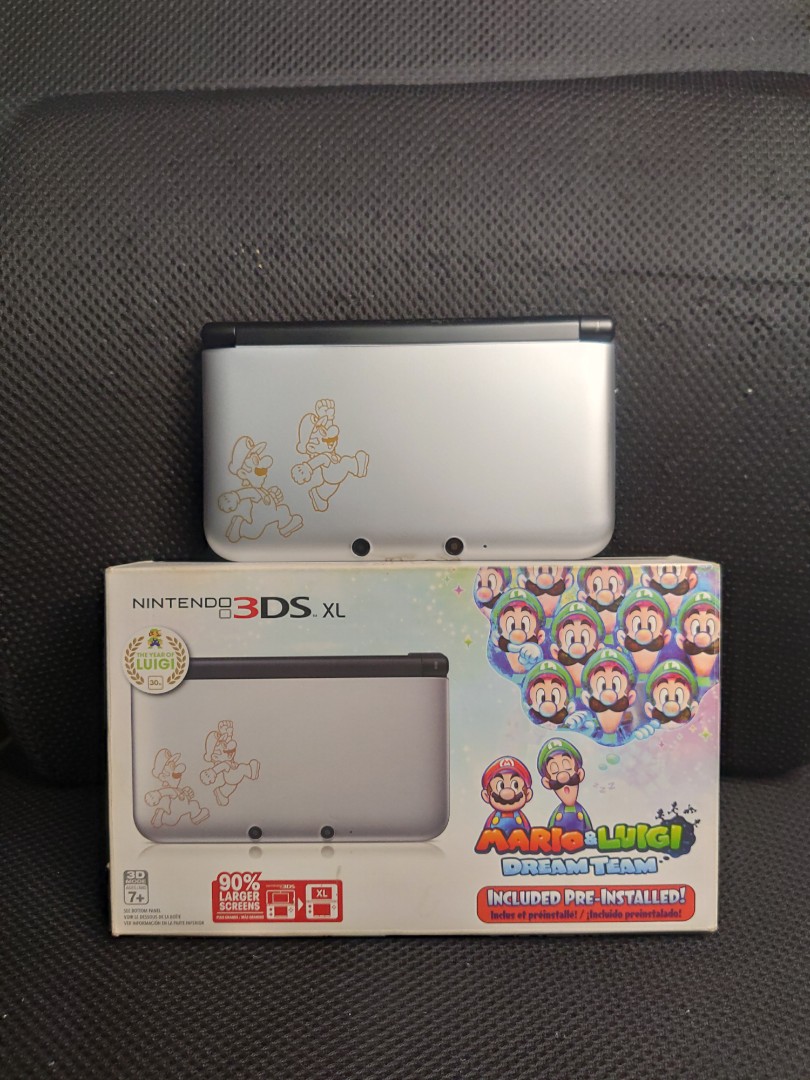 Nintendo 3ds xl mario & luigis dream team limited edition almost new