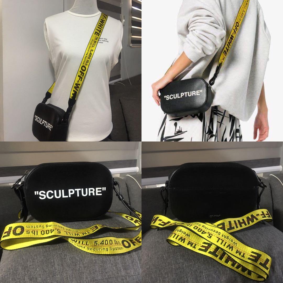 Rush sale Off White Sculpture Camera Bag