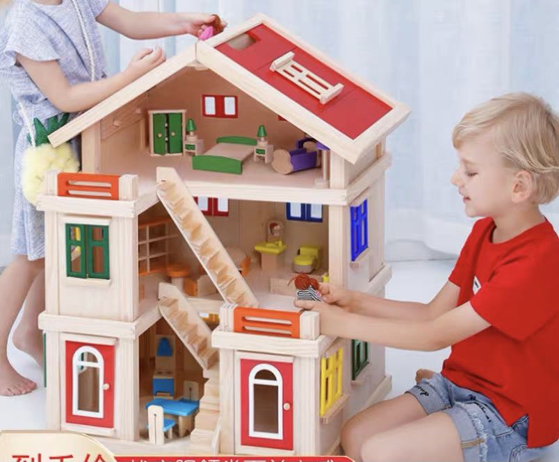 Onshine wooden best sale doll house