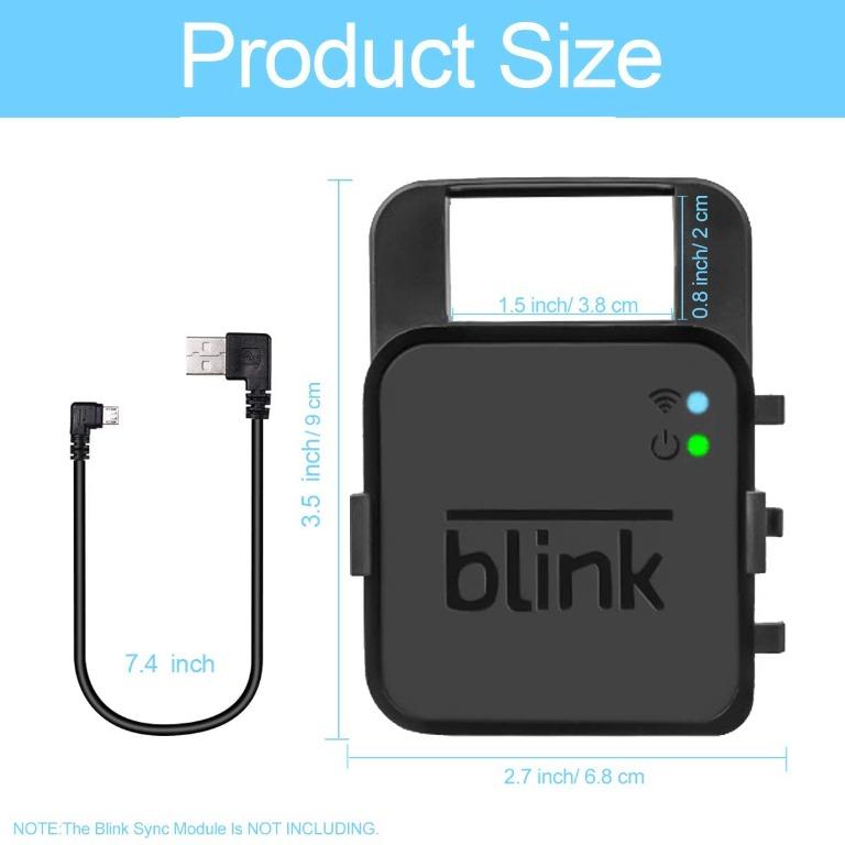 Blink Sync Module 2 Outlet Wall Mount Stand for Holder Hanger 3D Printed
