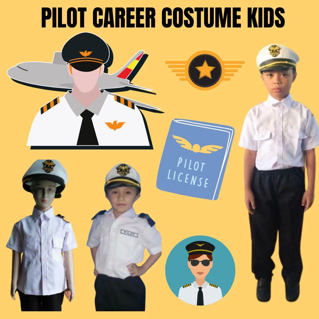 PILOT CAREER COSTUME KIDS (Category: Babies & Kids Fashion) located in Taytay. Submitted by msge08 (Listing ID 1084429907, Image 1). Description: 💫 Stylechickph Facebook account Shopee: STYLECHICKPH Available Career Costume Onhand 💕 Retail Price: XS-3 to 4 y/o - Php 500 S-4 to 5y/o - Php 520 M-5 to 6 y/o- Php 540 L-6 to 7 y/o- Php 560 XL-7 to 8y/o -Php 580 XXL- 8yrs old up Php 600 🌱 how to order: 🌾 Fill up order form: 💕 Send your oder form v