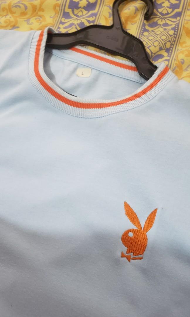 Playboy oversize shirt in Baby Blue 