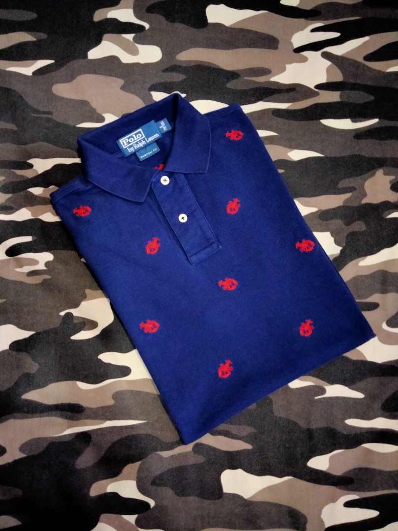 Polo Ralph Lauren lobster design tshirt, Men's Fashion, Tops & Sets ...