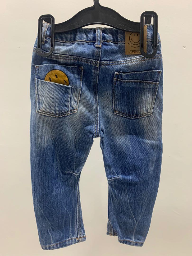 Zara Size 3/4 (104 cm) Smiley Happy Collection Denim Pants – MiniMe  Preloved - Baby and Kids' Clothes