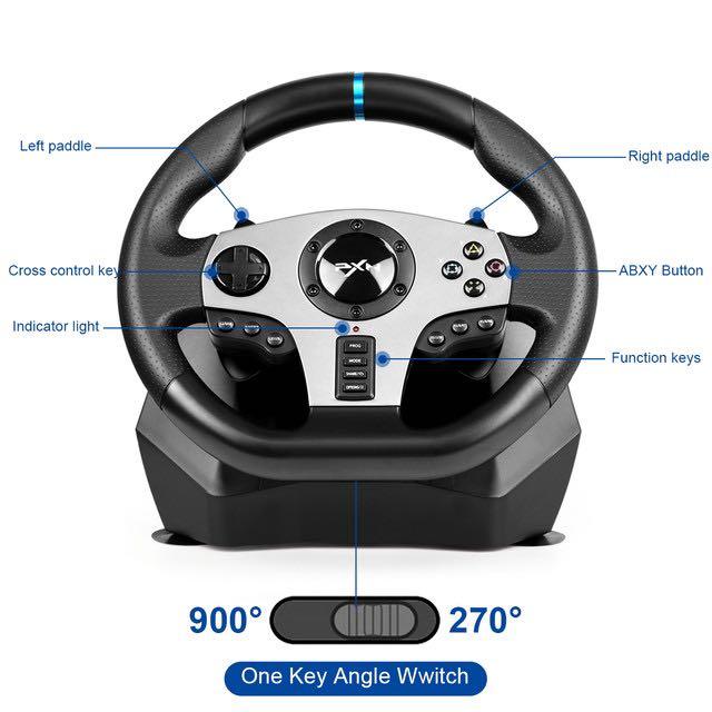 PXN V9 Racing Steering Wheel And Pedals