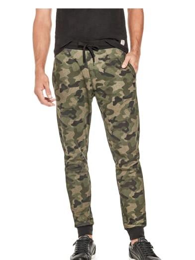 GUESS Camo Cuffed Jogger Pants