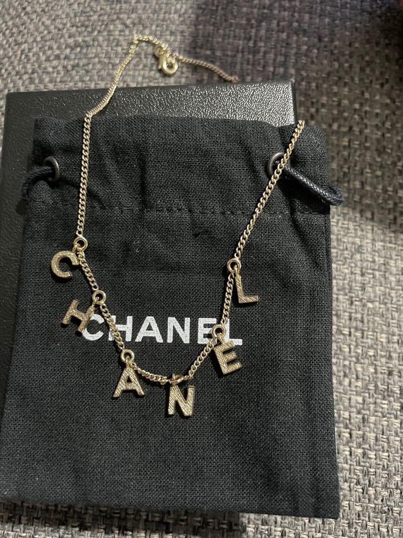 ?Rare?Vintage Chanel letter necklace, Women's Fashion, Jewelry &  Organisers, Necklaces on Carousell