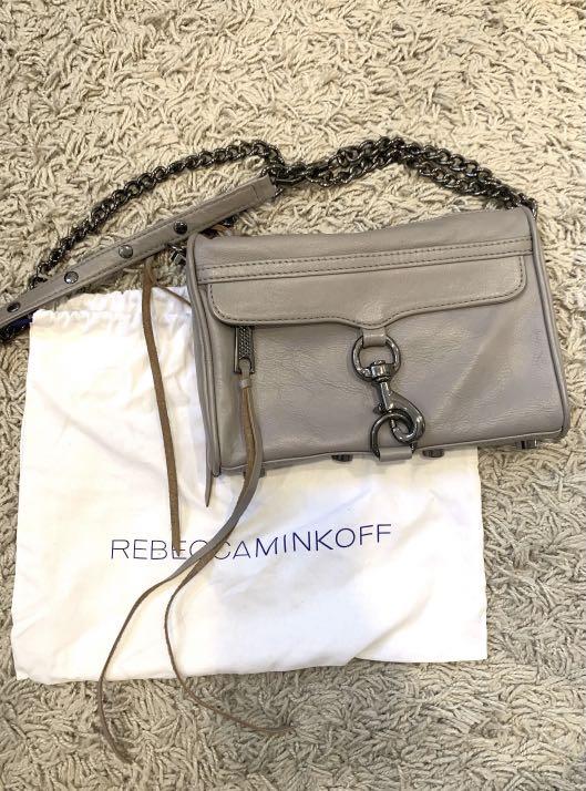 Grey rebecca minkoff crossbody sale