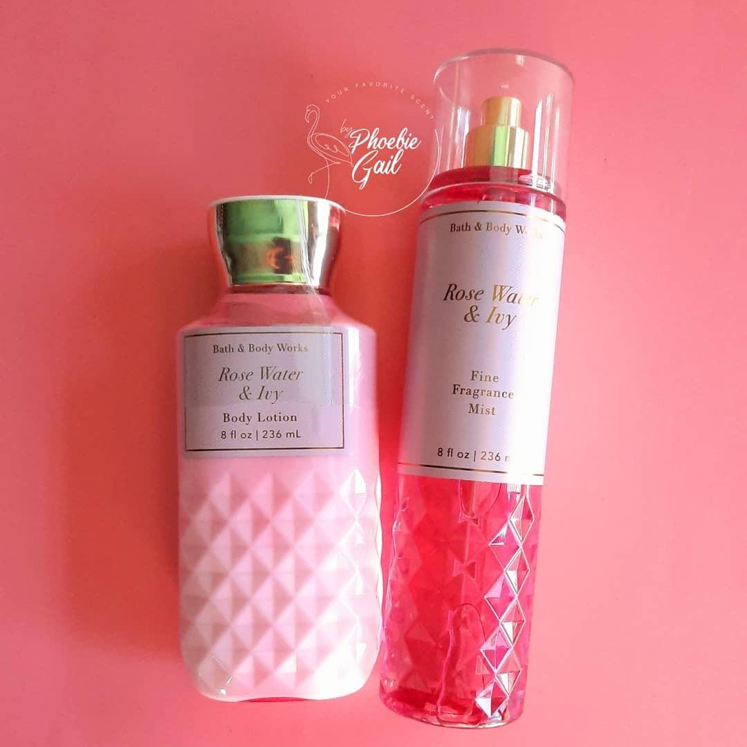 Rose Water & Ivy by Bath & Body Works Fragrance Mist 8 oz