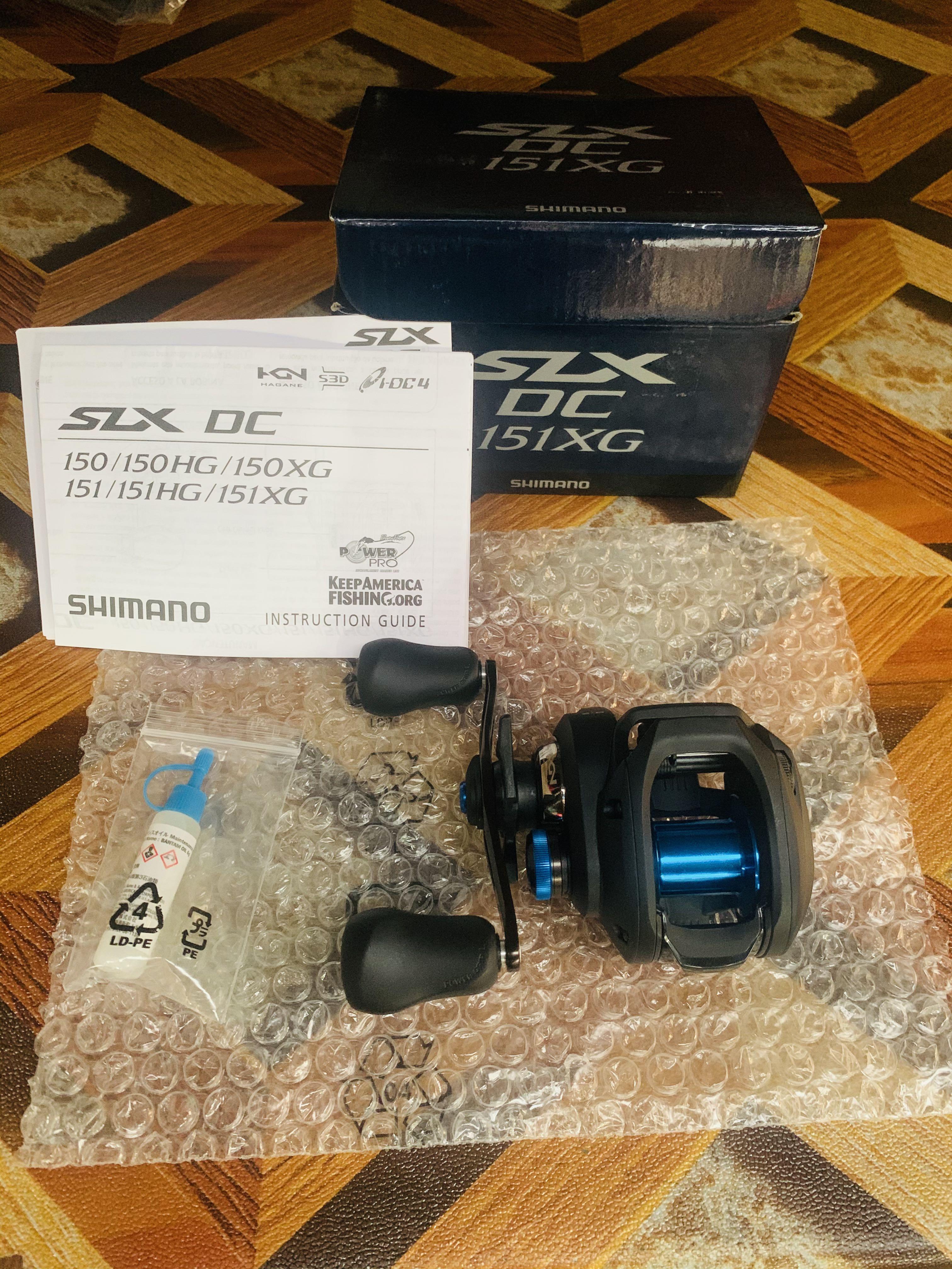 Shimano SLX DC 151XG high ratio 8.1, Sports Equipment, Sports & Games,  Racket & Ball Sports on Carousell