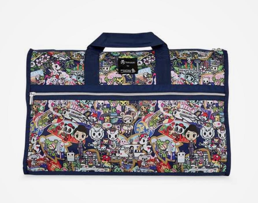 singapore airlines foldable travel bag by tokidoki